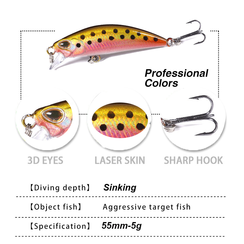 WESTBASS 1PX mikro Minnow cazi - Fishing Lure Swimbait incelemesi ve fiyatı